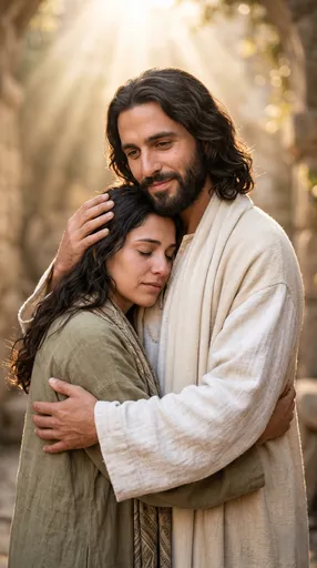 Jesus te abraçando